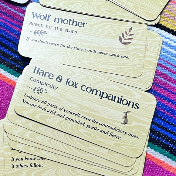 🦊 Forest Friends Card Deck – Positive Inspiration from the Animal Kingdom 🐿️ - Picture 12 of 13